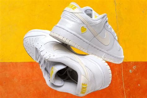 nike dunks yellow heart|dunk low yellow heart Nike.